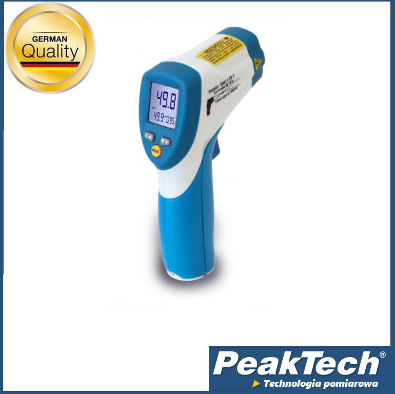 PeakTech Cyfrowy Miernik Temperatury z podwójną wiązką podczerwieni PeakTech 4980