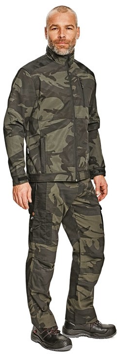 Cerva CRAMBE SPODNIE - moro z lekkiego twillu 190 g /m2, 2 wielofunkcyjne kieszenie cargo - S-3XL.