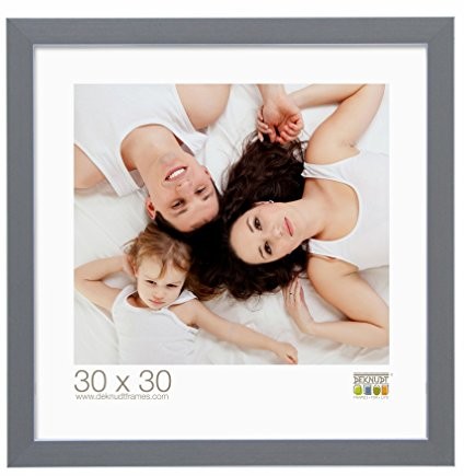 Deknudt Frames Deknudt ramki s41vk7  9.0 X 13.0 ramka na zdjęcia, tworzywo sztuczne, wąski, szary, szary, 15 x 20 cm S41VK7-15.0X20.0