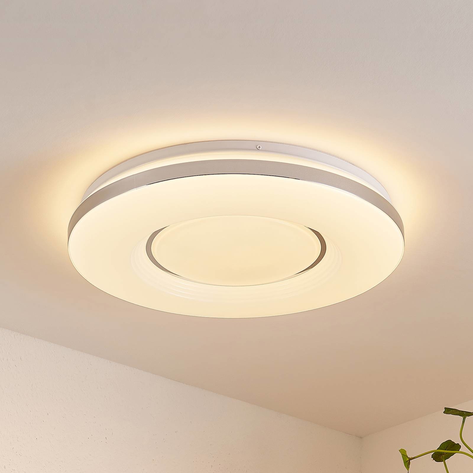 Lindby Robini lampa sufitowa LED, CCT, ściemniana