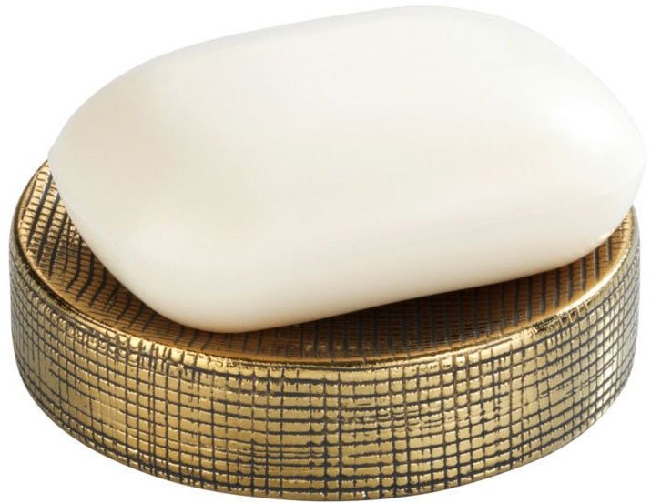 Wenko Mydelniczka ceramiczna RIVARA złota 24402100