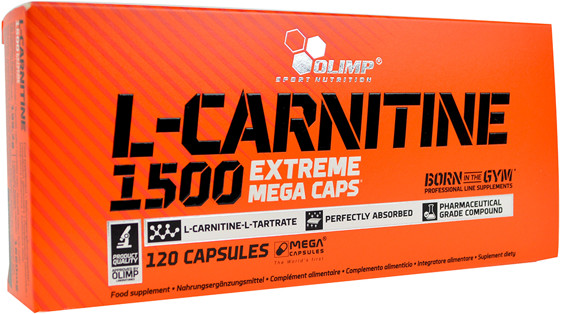 Olimp L-Carnitine 1500 Extreme Mega Caps 120 caps