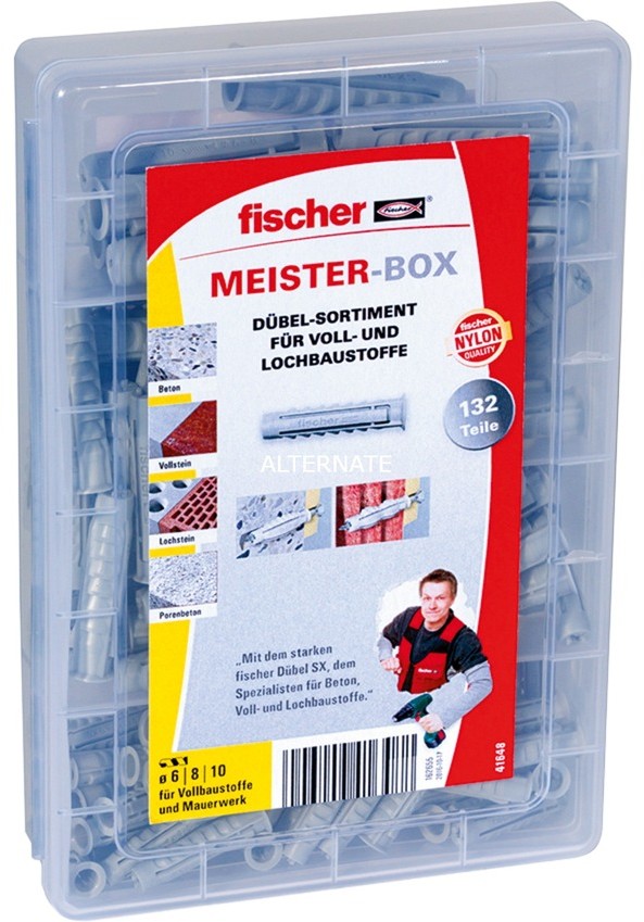 Fischer 41648 screw anchor / wall plug Kotwa rozprężna 132 szt., Dowel