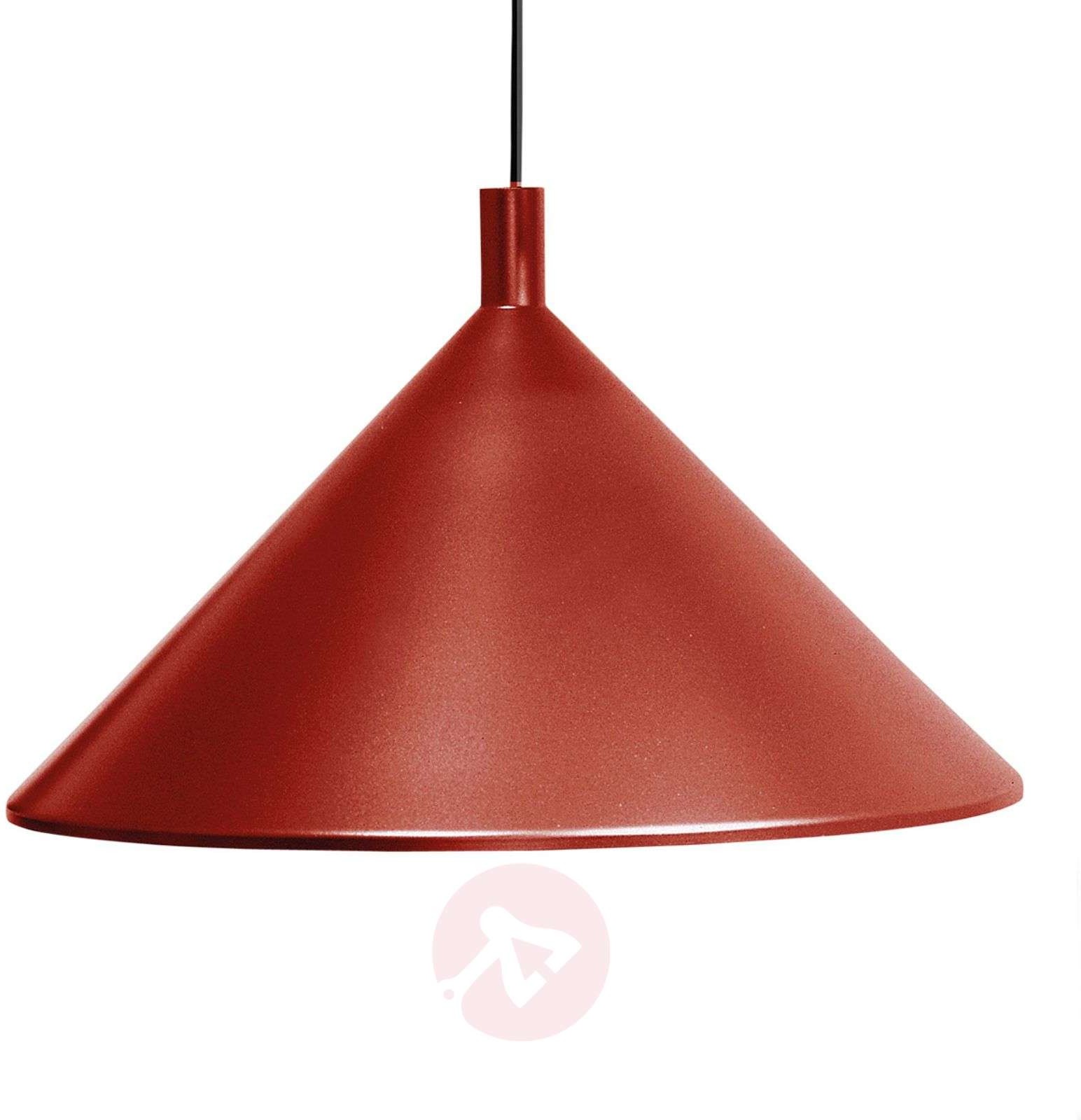 Martinelli Luce Martinelli Luce Cono lampa wisząca czerwona, 45cm
