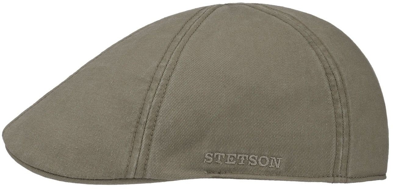Płaski Kaszkiet z Ochroną UV Texas by Stetson, oliwkowy, M (56-57 cm)