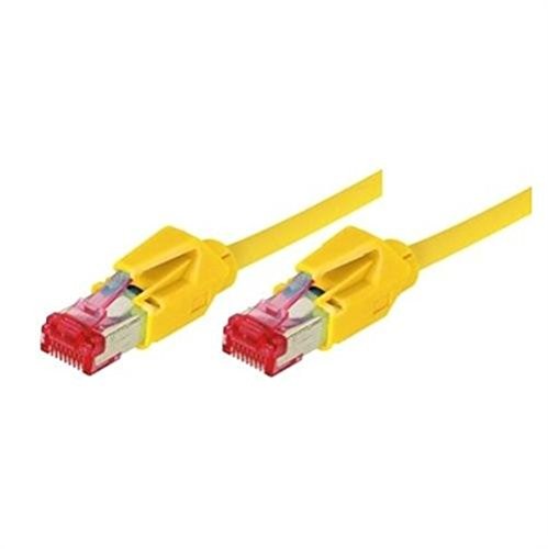 Tecline Category 6 A kablem Ethernet (2 m) Żółty 4048889012949
