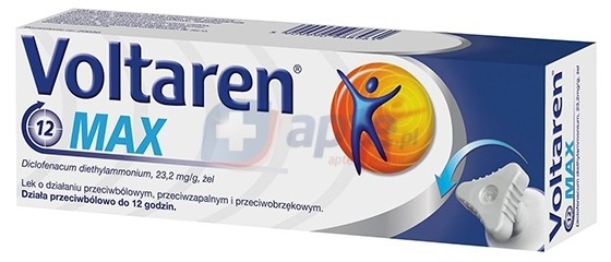 Novartis Voltaren Max 23,2mg/g żel 180g