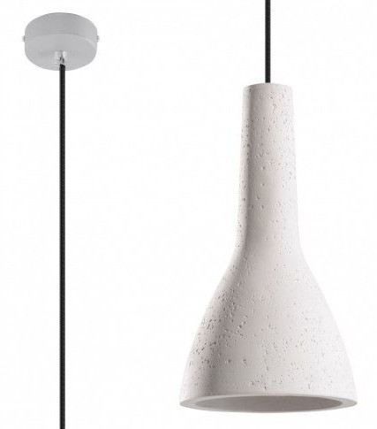 Loftowa lampa wisząca z betonu 3X E831 Ifitri