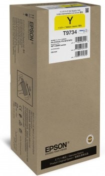 Epson Wkłady atramentowe  t9734 192.4 ML 22000strony Żółty wkład atramentowy  (Epson, żółty, WorkForce Pro WF-c869r, 192,4 ML, 22000 stron, tusz do drukarki atramentowej) C13T973400