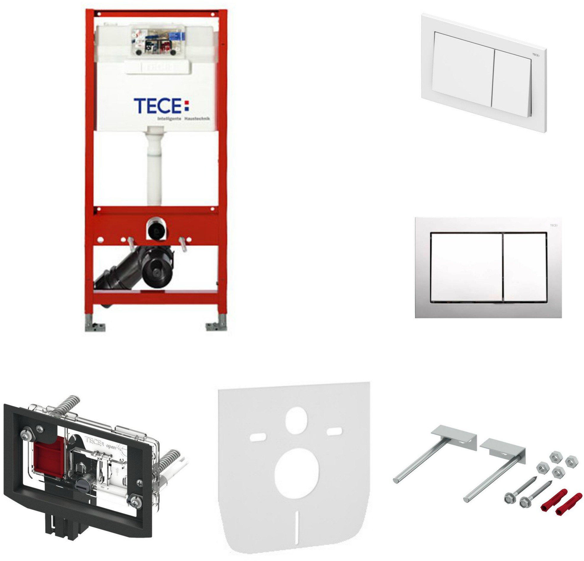Tece stelaż do Wc 5w1 + mata + przycisk + Fresh