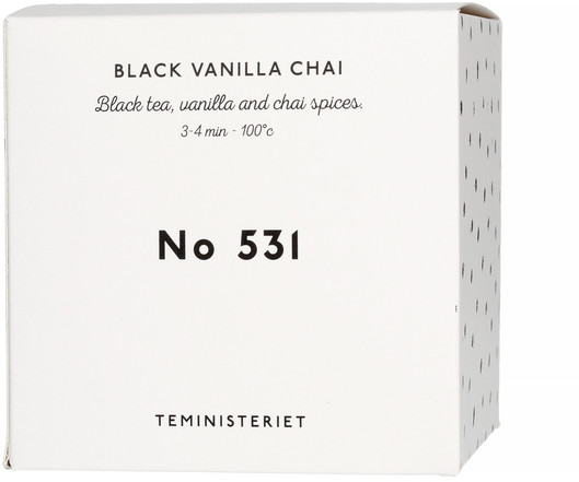 Teministeriet Teministeriet 531 Black Vanilla Chai Herbata Sypana 100g Opakowanie Uzupełniające TM-KB-BOX-531