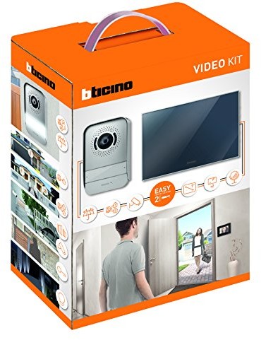 Bticino 317013 Video, telefonu z rodziną wzornictwo, dwie zestaw-częściowy: indywidualnie/lustro