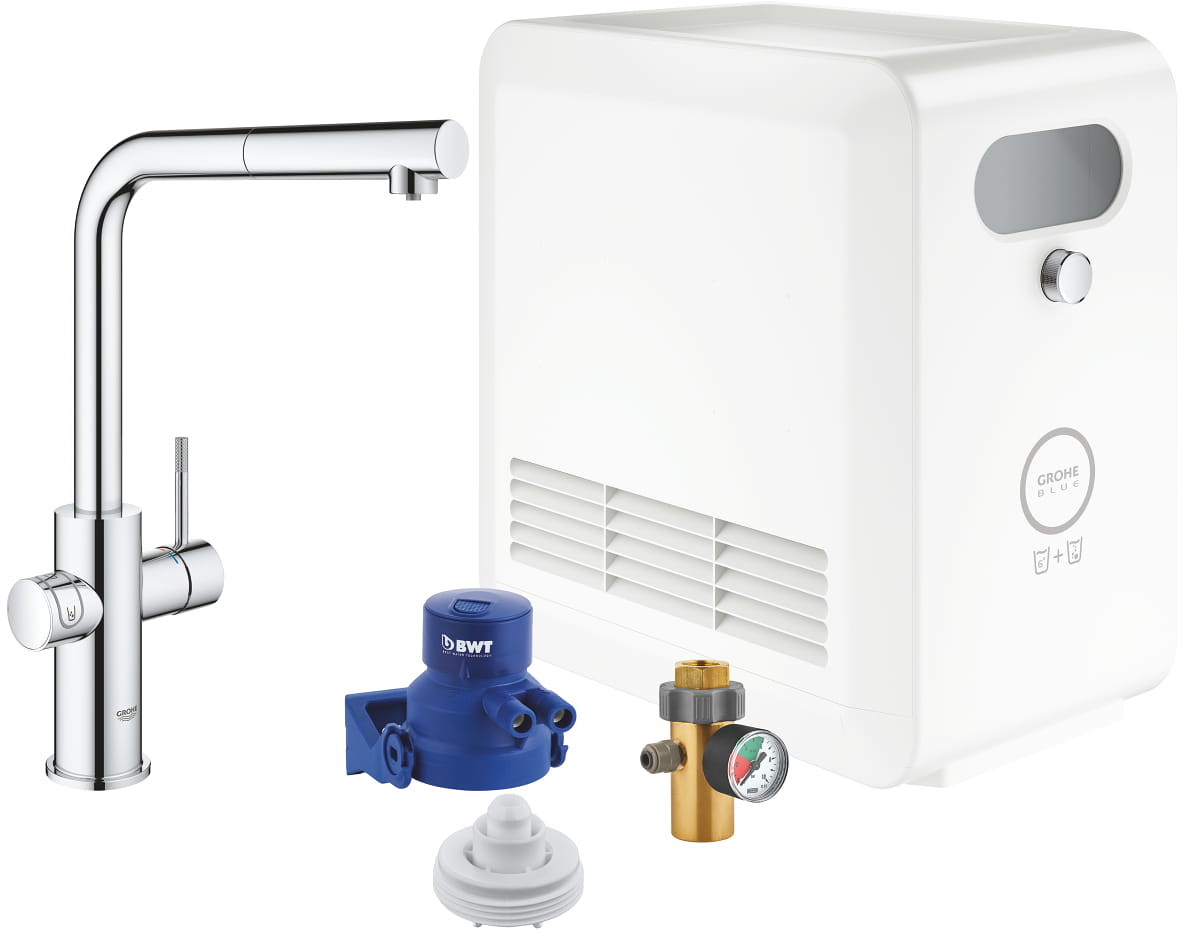 Grohe Blue Profesional L bateria kuchenna z filtrem 31326002