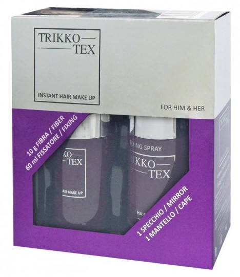 Trikko-Tex Trikkotex 60ml+10g Zestaw Zagęszczanie Włosów Mikrowłókna