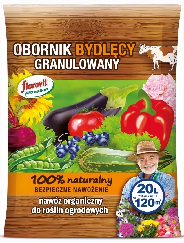 Florovit pro natura Obornik Bydlęcy granulat 20L