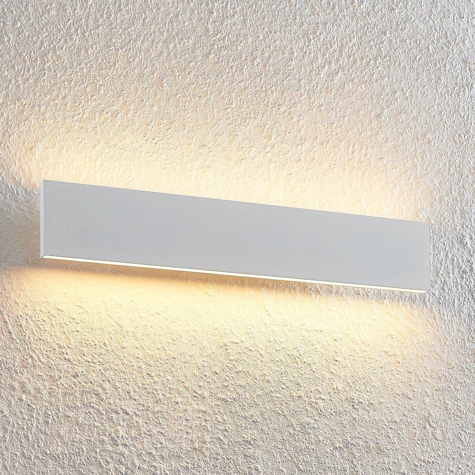 Lindby Lindby Ignazia lampa ścienna LED, 47cm, biała