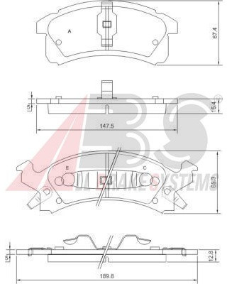A.B.S. ALL BRAKE SYSTEMS BV.) ALL BRAKE SYSTEMS BV.) 38506 38506