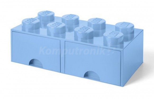 Lego Brick Drawer 8 Light Royal Blue