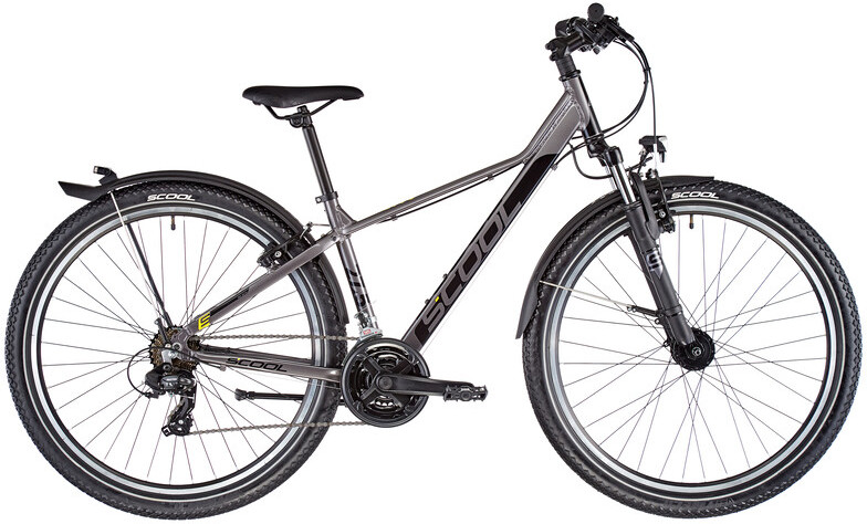 s'cool s'cool troX EVO 27,5 21-S black/yellow 45cm (27.5