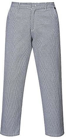 Portwest S068 Spodnie Kucharskie Harrow, Kurza Stopka, Rozmiar L S068HTRL