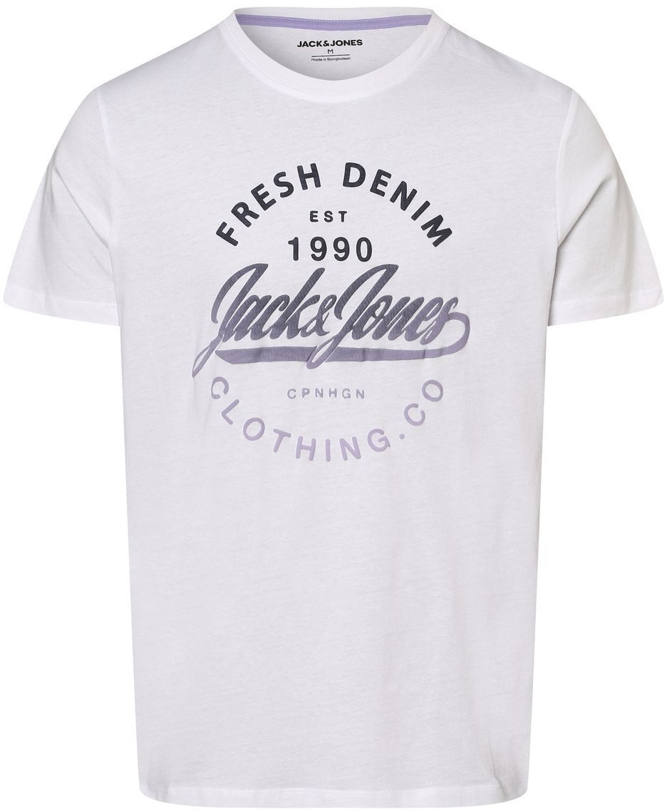 Jack & Jones T-shirt męski JJFresh, biały