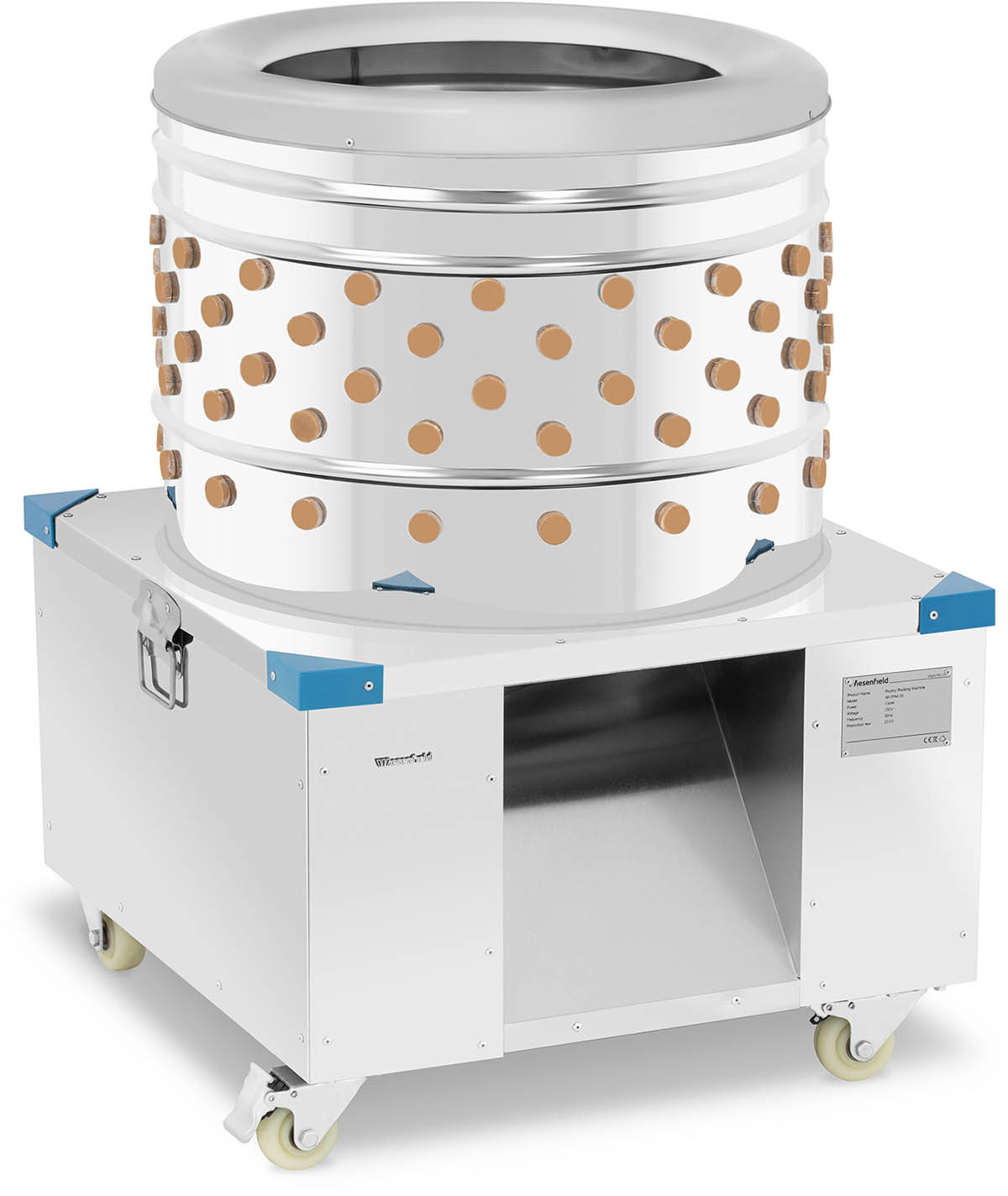 Wiesenfield Skubarka do drobiu - 540 kg/h - 60 cm - Wiesenfield - WI-PPM-60 WI-PPM-60