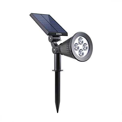 Lumisky lumisky piłeczki W34 2 W 1 reflektor z słońca i kolorowe, 4 LED, na zewnątrz, wodoodporna, tworzywo sztuczne, 1 W, białe, 29 x 9,5 x 34 cm SPIKY W34