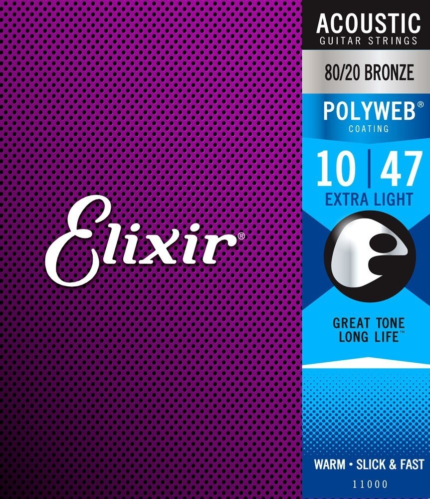 Elixir 11000 PW EX/LT struny do git akust 10-47