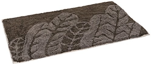 MSV dywan łazienkowy pióra z bawełny 50 x 80 cm, brązowa, 50 x 80 x 15 cm 142527