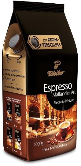 Tchibo Espresso Mailander Art 1 kg kawa ziarnista