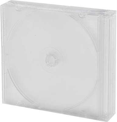 HEITECH Pudełko na płyty CD/DVD HEITECH 5 szt Slim Matowy