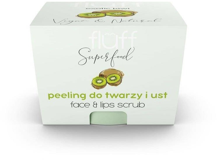 Fluff Face And Lips Scrub peeling do twarzy i ust Kiwi 80g 90151-uniw