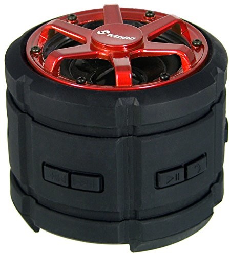 Stabo Elektronik głośnik Bluetooth 71500 Wasserfester Outdoor IPX7 Czarny/czerwony 71500