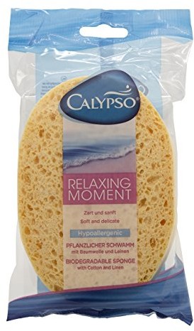 Spontex Calypso Relaxing moment gąbka do pielęgnacji ciała, 1 sztuki z miękkich włókien naturalnych 31110021