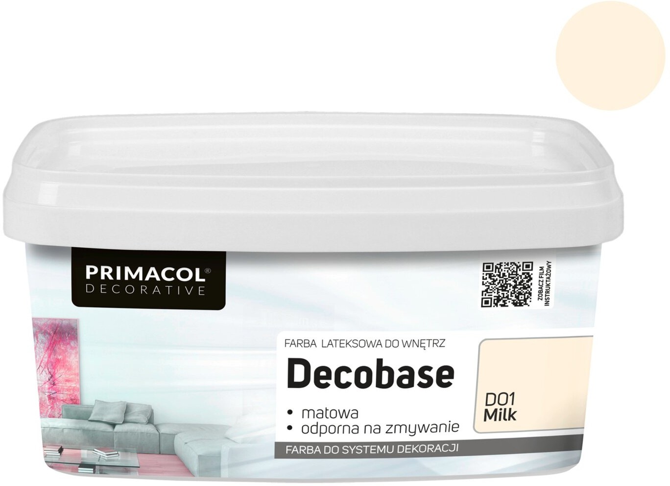 Primacol Emulsja do systemu dekoracji Decobase milk 1 l