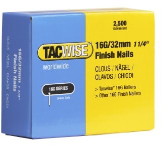 Tacwise Gwoździe tacwise 0294 ocynkowane (16 G/32 mm ,2.500 sztuki na opakowanie)