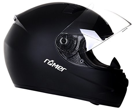 Römer nowoczesny kask zo motocykla kask dla kobiet i mężczyzn, m, mat czarny 200403