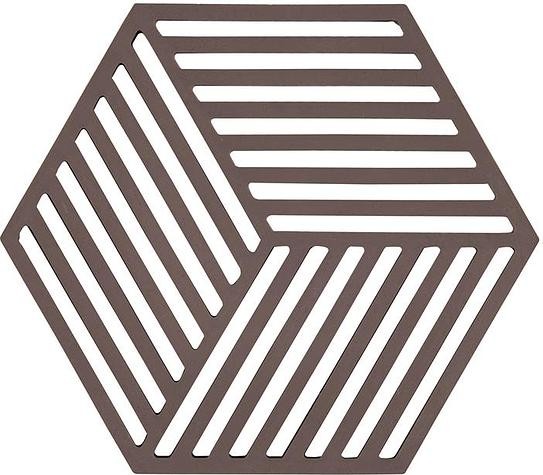 Podstawka Zone Denmark pod gorące naczynia Hexagon czekoladowa 12426