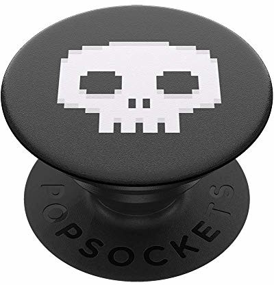PopSockets PopSockets PopGrip - Rozkładany uchwyt i podstawka do telefonów oraz tabletów z wymiennymi krążkami PopTops - Game Over 800464