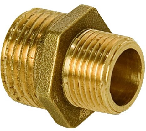 Nypel Złączka mosiężna 1