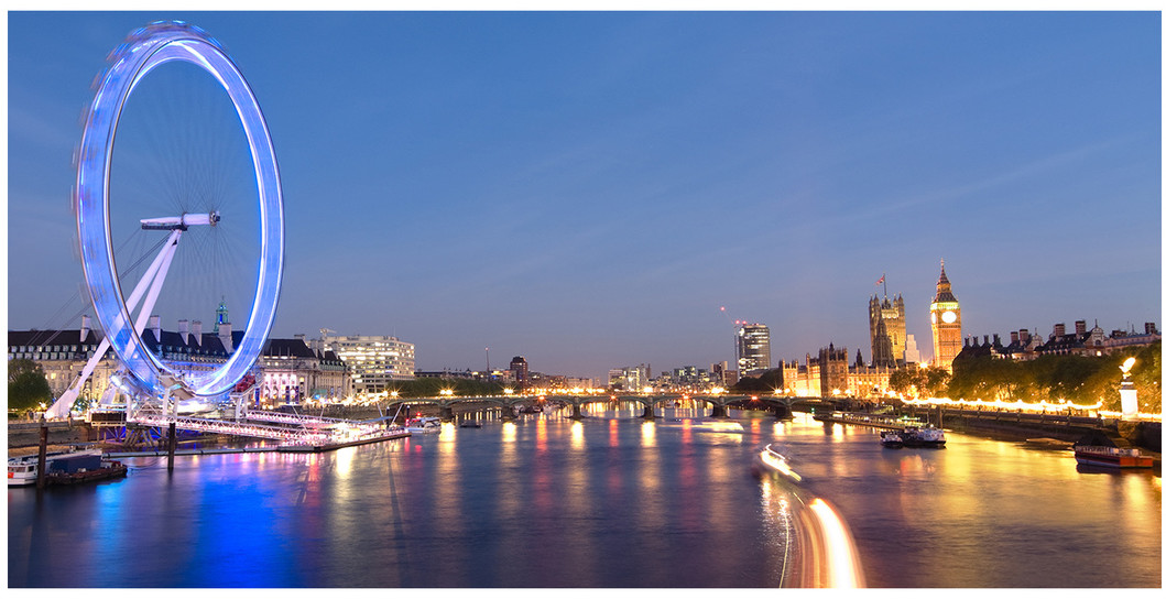 Foto obraz szkło akryl London Eye Londyn