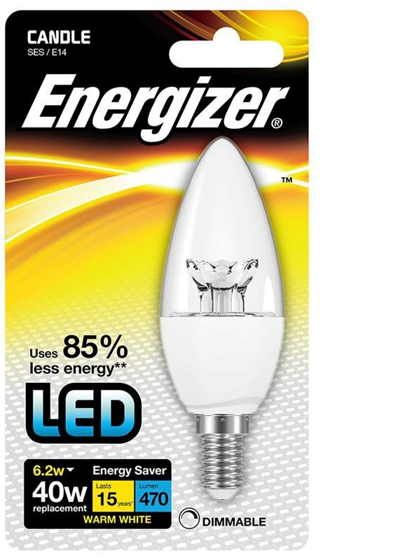 Energizer Żarówka LED świeczka E14 6.2W Ściemnialna S8856 S8856