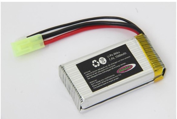 Jamara Battery Quadrodrom Lipo 7.4V 1500mAh 038591