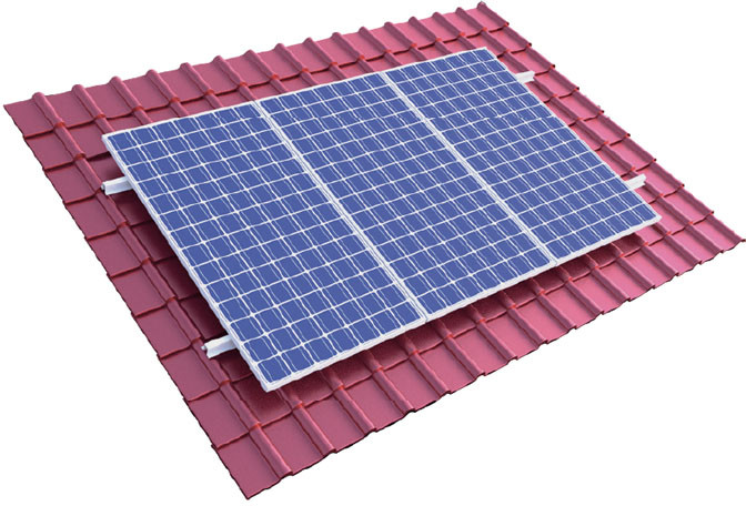 AZO Digital System montażowy do paneli PV typ pokrycia - dachówka ceramiczna 8PANELSYSDC01