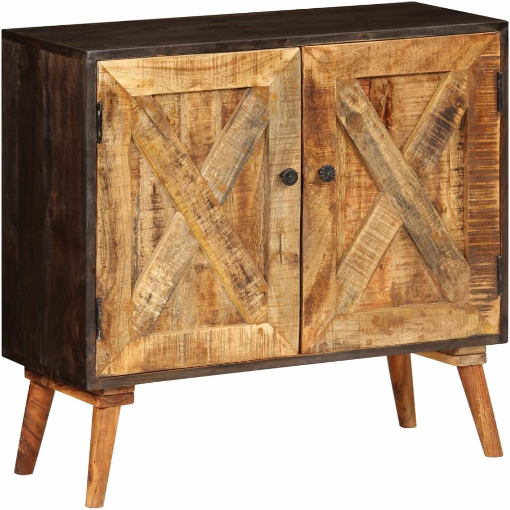 vidaXL Szafka z litego drewna mango, 85 x 30 x 75 cm