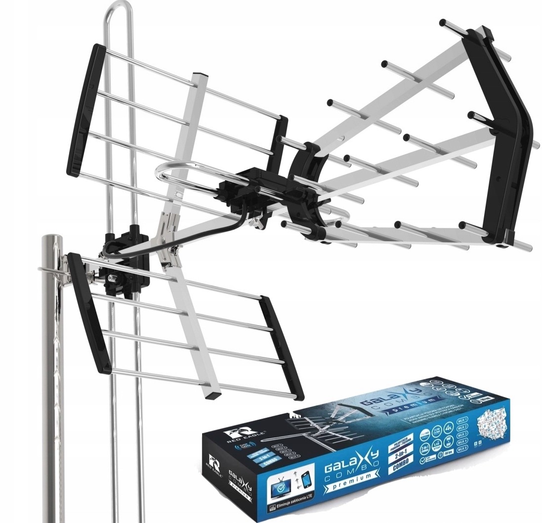 Antena Tv Kierunkowa Dvb-t Combo Mux 8 Lte Vhf Uhf