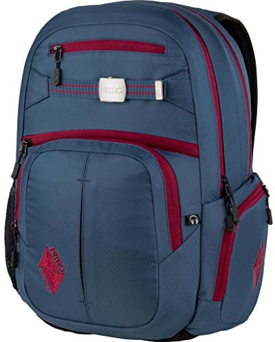 Nitro Nitro Hero Pack / duża modna torba plecakowa / z wyściełaną kieszenią na laptopa i innymi wspaniałymi funkcjami / 37 l, Blue Steel (niebieski) - 1151878038 1151878038