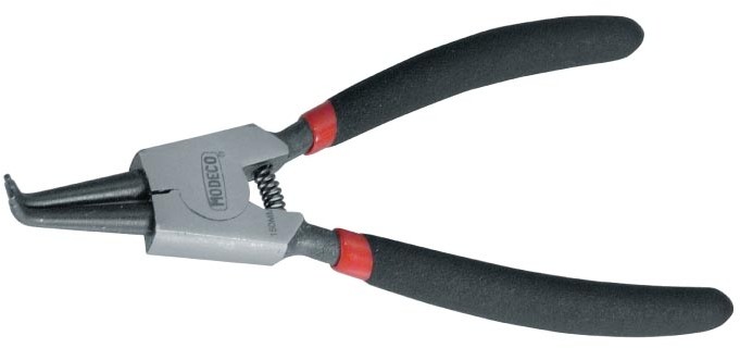 Modeco szczypce Seegera wygięte zewnętrzne 250 mm MN-20-720