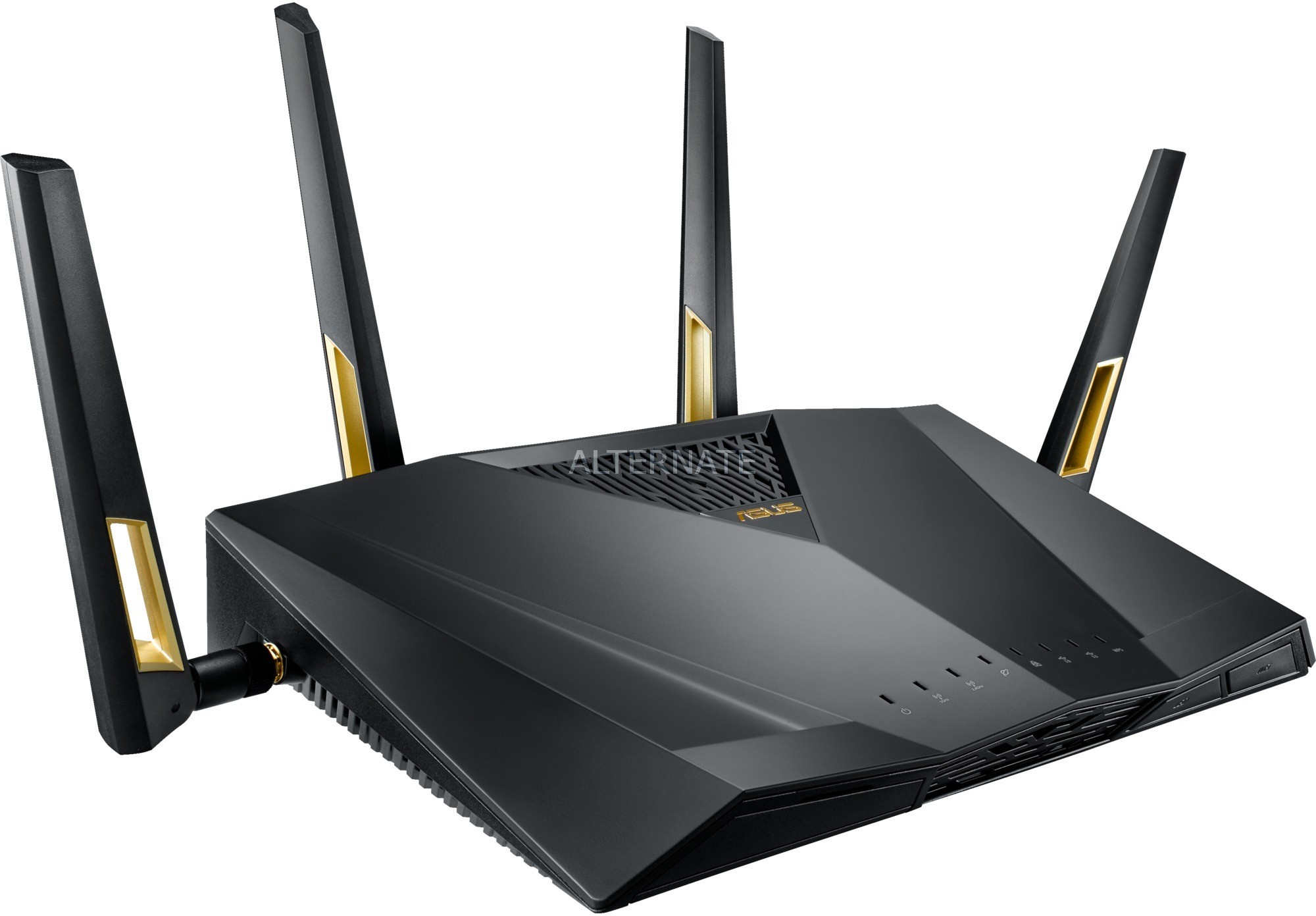 Asus RT-AX88U router bezprzewodowy Dual-band (2.4 GHz/5 GHz) 3G 4G Czarny