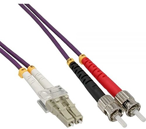 InLine 88515p LWL Duplex Cable (LC/ST, 50/125 m, OM4, 15 m) 4043718248681